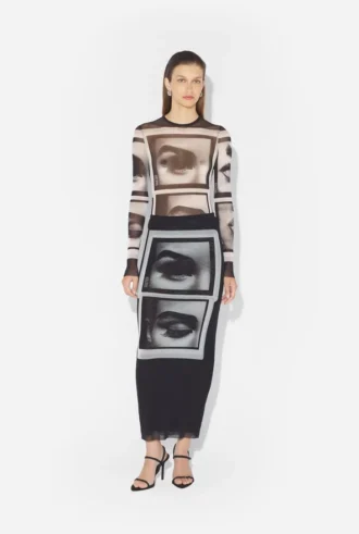 Re-Edition – the Black Eyes and Lips Skirt