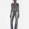 Re-Edition – the Black & White Dots Print Mesh Top Re-Edition – the Black & White Dots Print Mesh Top
