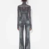 Re-Edition – the Black & White Dots Print Mesh Top Re-Edition – the Black & White Dots Print Mesh Top
