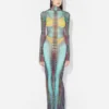 Re-Edition – the Blue Dots Long Dress Re-Edition – the Blue Dots Long Dress