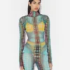 Re-Edition – the Blue Dots Print Mesh Top Re-Edition – the Blue Dots Print Mesh Top