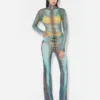 Re-Edition – the Blue Dots Print Mesh Top Re-Edition – the Blue Dots Print Mesh Top