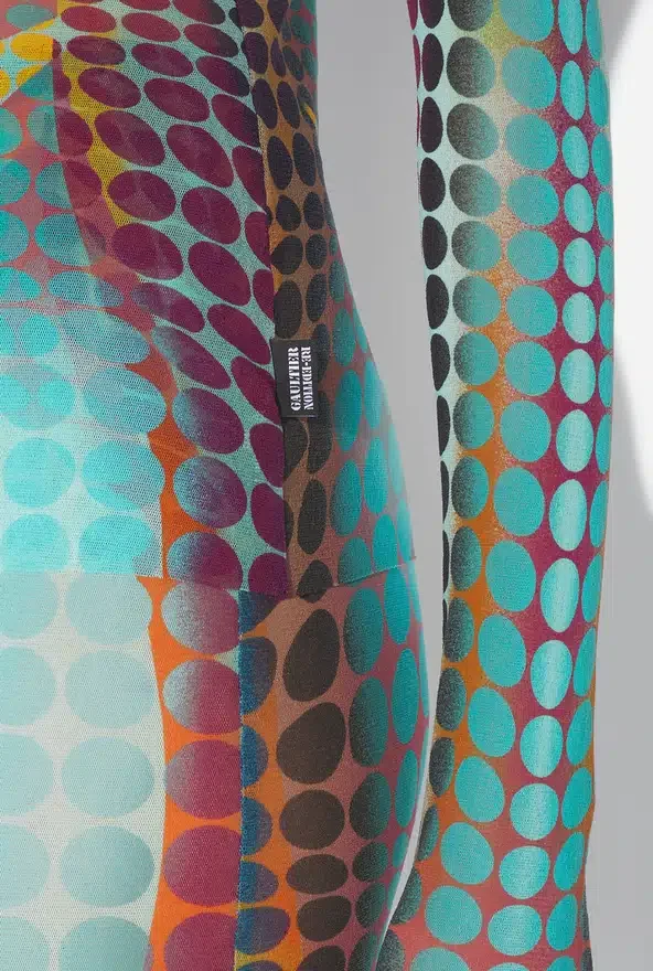 Re-Edition – the Blue Dots Print Mesh Top Re-Edition – the Blue Dots Print Mesh Top