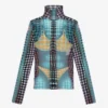 Re-Edition – the Blue Dots Print Mesh Top Re-Edition – the Blue Dots Print Mesh Top