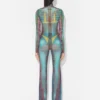 Re-Edition – the Blue Dots Print Mesh Top Re-Edition – the Blue Dots Print Mesh Top