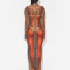 Re-Edition – the Brown Dots Long Dress