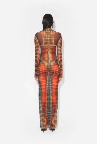 Re-Edition – the Brown Dots Long Dress