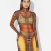 Re-Edition – the Brown Dots Long Dress
