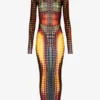 Re-Edition – the Brown Dots Long Dress