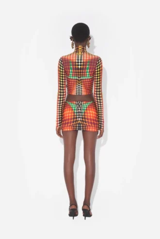 Re-Edition – the Brown Dots Mini Skirt
