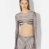 Re-Edition – the Navy Blue Body Morphing Crop Top Re-Edition – the Navy Blue Body Morphing Crop Top