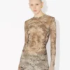 The Beige Madaillon Top The Beige Madaillon Top
