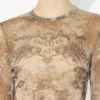 The Beige Madaillon Top The Beige Madaillon Top