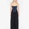 The Bi-Material Denim Corset