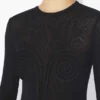 The Black 3D Spiral Top The Black 3D Spiral Top