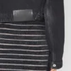The Black Denim Strap Jacket The Black Denim Strap Jacket