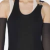 The Black Draped Double Dress The Black Draped Double Dress