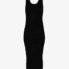 The Black Draped Double Dress The Black Draped Double Dress