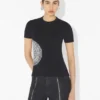 The Black Laurel Stamped Baby Tee The Black Laurel Stamped Baby Tee