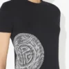 The Black Laurel Stamped Baby Tee The Black Laurel Stamped Baby Tee