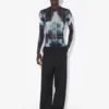 The Black Squeletor Top