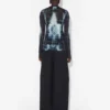 The Black Squeletor Top