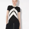 The Black T-Shirt with Chevrons The Black T-Shirt with Chevrons