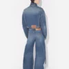 The Blue Denim Strap Jeans