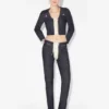 The Contrasting Lace-Up Denim Jeans The Contrasting Lace-Up Denim Jeans