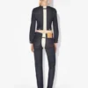 The Contrasting Lace-Up Denim Jeans The Contrasting Lace-Up Denim Jeans