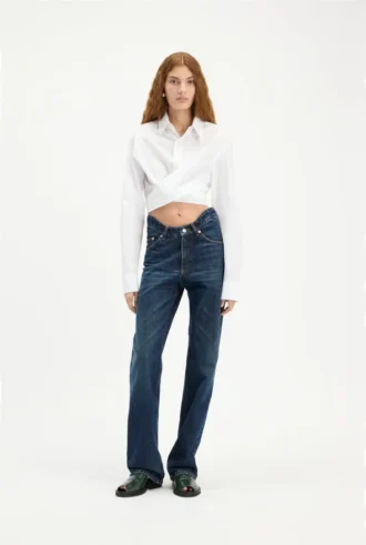 The Curved Denim Jeans