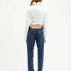 The Curved Denim Jeans