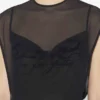 The Flocked Tattoo Ruban Dress