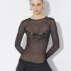 The Flocked Tattoo Ruban Top The Flocked Tattoo Ruban Top