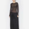 The Flocked Tattoo Ruban Top The Flocked Tattoo Ruban Top