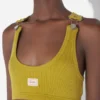 The Green Gaultier Patch Bra