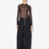 The Jean Paul Gaultier Flocked Top The Jean Paul Gaultier Flocked Top