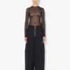 The Jean Paul Gaultier Flocked Top The Jean Paul Gaultier Flocked Top