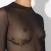 The Jean Paul Gaultier Flocked Top The Jean Paul Gaultier Flocked Top