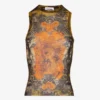 The Khaki Madaillon Tank Top The Khaki Madaillon Tank Top