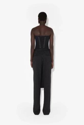 The Lace-Up Suit Pant Skirt