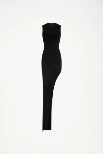 The Long Asymmetrical Dress