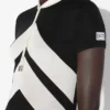 The Long Black Dress with Chevrons The Long Black Dress with Chevrons