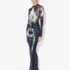 The Long Black Squeletor Dress The Long Black Squeletor Dress