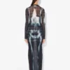 The Long Black Squeletor Dress The Long Black Squeletor Dress