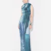 The Long Draped Water Dress The Long Draped Water Dress