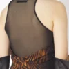 The Long Draped Wood Dress The Long Draped Wood Dress