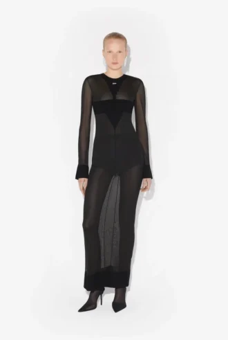 The Long Logo Knit Dress