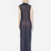 The Long Navy Embroidered Dress The Long Navy Embroidered Dress