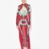 The Long Red Squeletor Dress The Long Red Squeletor Dress